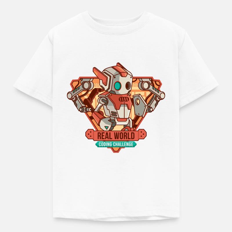 Real world coding challenge - Kids' T-Shirt - white