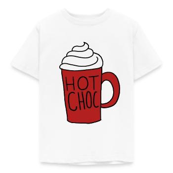 Heiße Schokolade - Kinder T-Shirt - Weiß - Vorne - AI Model Kid Male (0cm)