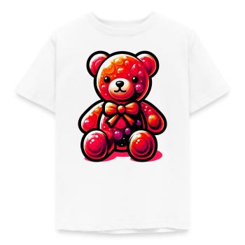 Bär - Kinder T-Shirt - Weiß - Vorne - AI Model Kid Male (0cm)