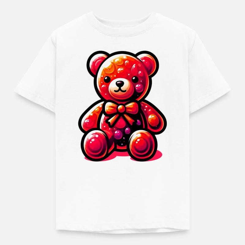 Bär - Kinder T-Shirt - Weiß