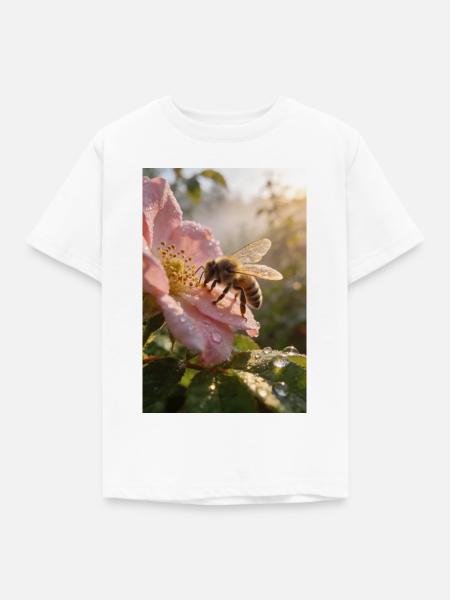 Morgentau - Kinder T-Shirt - Weiß