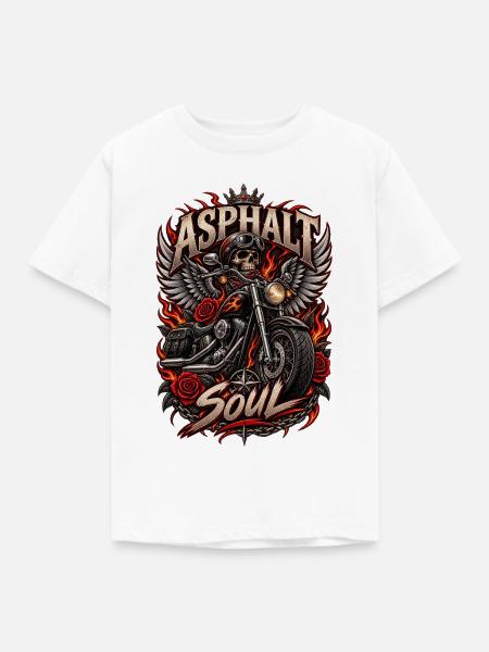 ASPHALT-SEELE - Kinder T-Shirt - Weiß