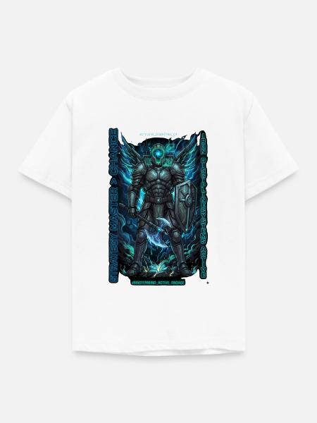 Cyber Sobieski - Kinder T-Shirt - Weiß