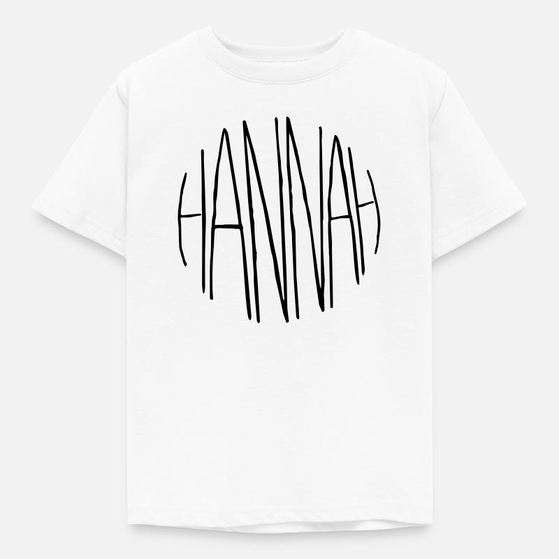 Hannah Geschenk - Kinder T-Shirt - Weiß