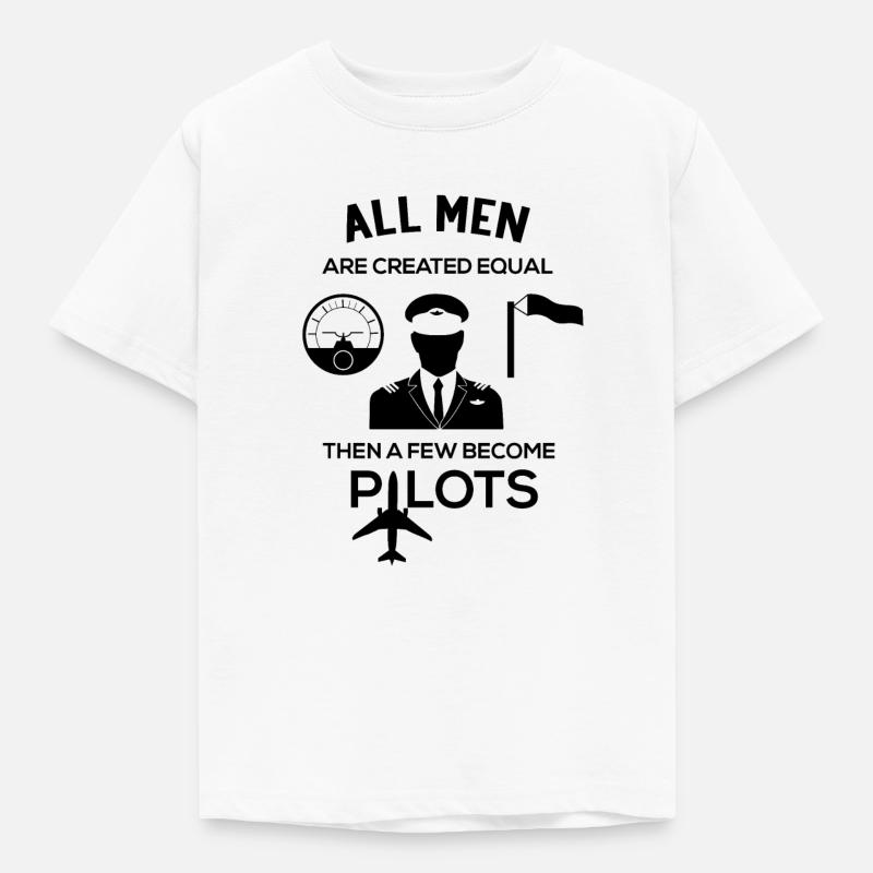 Pilot pilot saying gift - Kids' T-Shirt - white