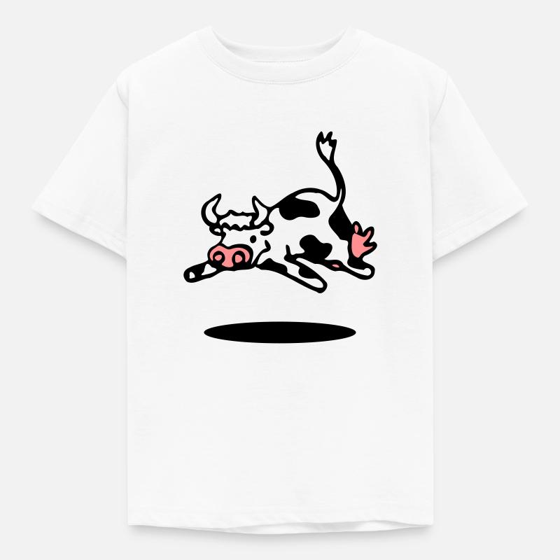 la vache - T-shirt Enfant - blanc