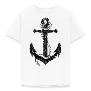 still anchor deep sea sailor Man marine sub dive - Kinder T-Shirt - Weiß - Vorne - AI Model Kid Male (0cm)