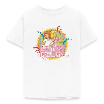 Bibi und Tina 'Let's Party' - Kinder T-Shirt - Weiß - Vorne - AI Model Kid Male (0cm)