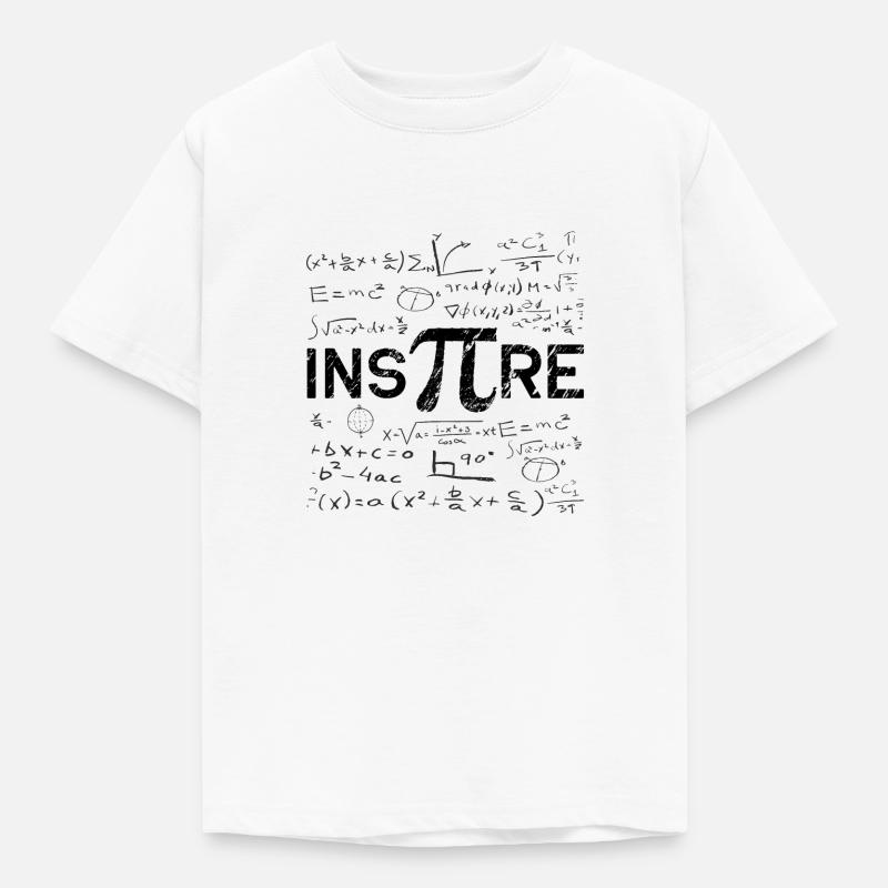 Inspire Math - PI - Mathematician - Kids' T-Shirt - white