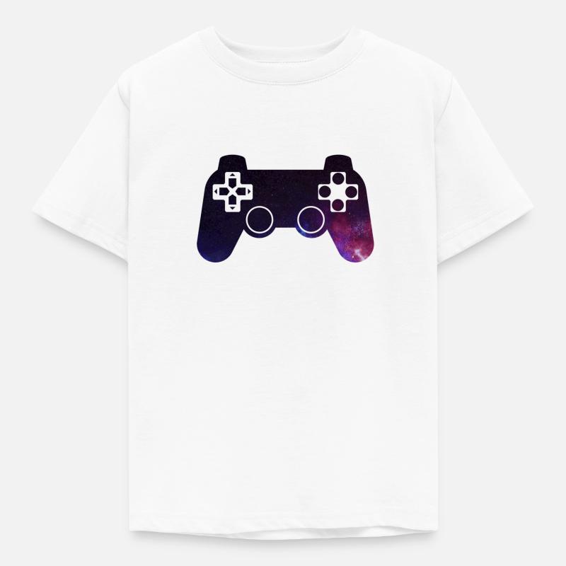 Controller Galaxy - Kinder T-Shirt - Weiß