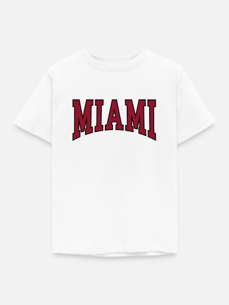 Miami - Kinder T-Shirt - Weiß