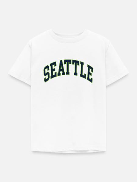 Seattle - Kinder T-Shirt - Weiß