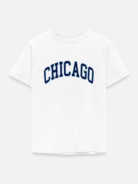Chicago - Kinder T-Shirt - Weiß