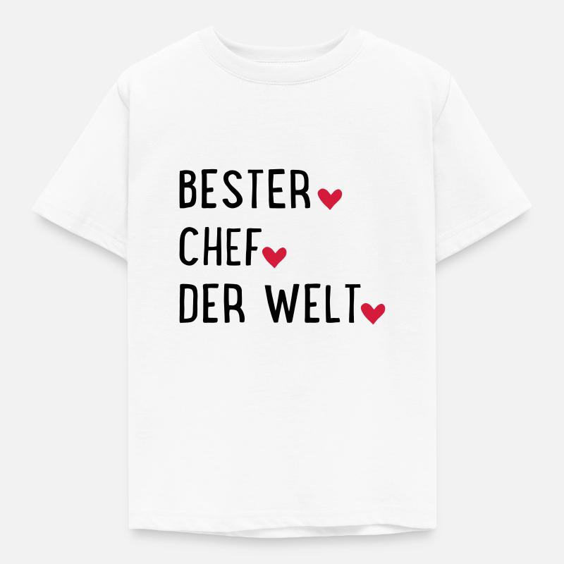 Bester Chef - Kinder T-Shirt - Weiß