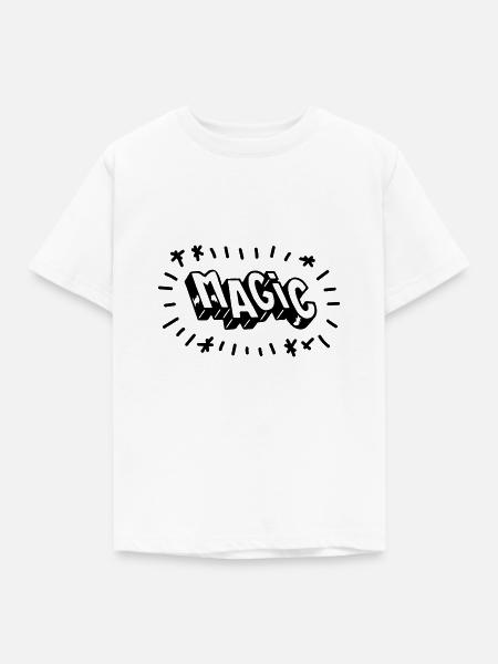 Magic - Kinder T-Shirt - Weiß