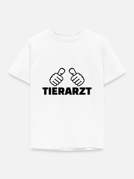 Tierarzt - Kinder T-Shirt - Weiß