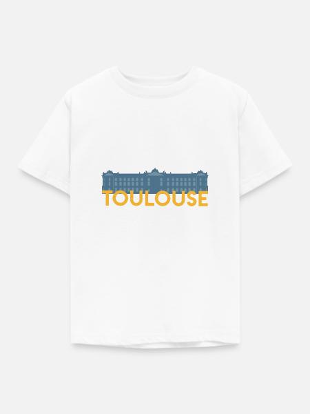 Toulouse - Kinder T-Shirt - Weiß
