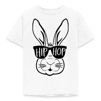 Hip Hop - Kinder T-Shirt - Weiß - Vorne - AI Model Kid Male (0cm)