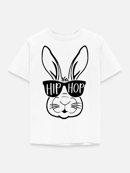 Hip Hop - Kinder T-Shirt - Weiß