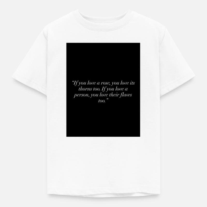 Avec amour - T-shirt Enfant - blanc