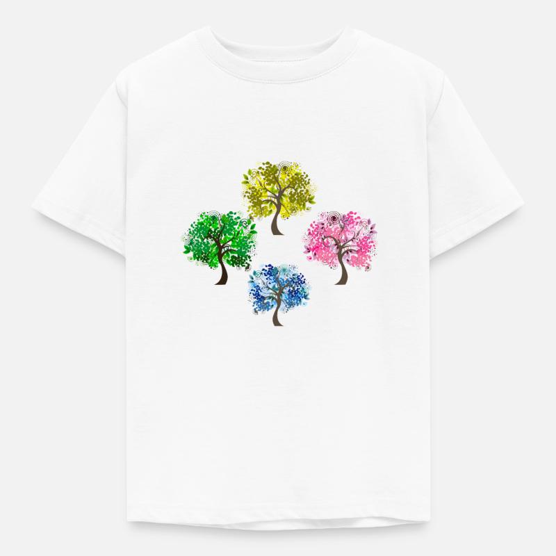 Arbre - T-shirt Enfant - blanc