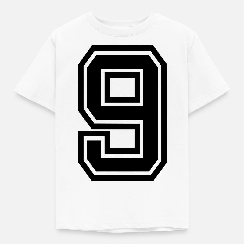 9 - Kids' T-Shirt - white