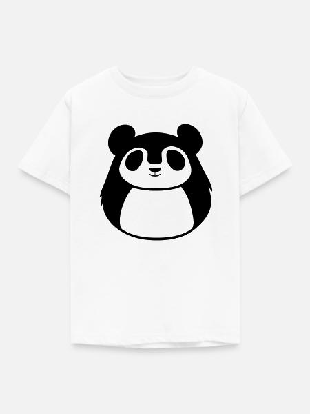 Panda - Kinder T-Shirt - Weiß