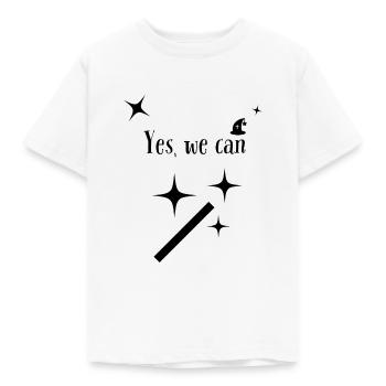Magic, Magic, School of Magic, Harry, Hermione - Kids' T-Shirt - white - Front - AI Model Kid Male (0cm)