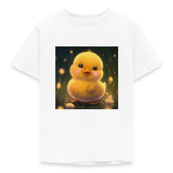Duckling - Kids' T-Shirt - white - Front - AI Model Kid Male (0cm)