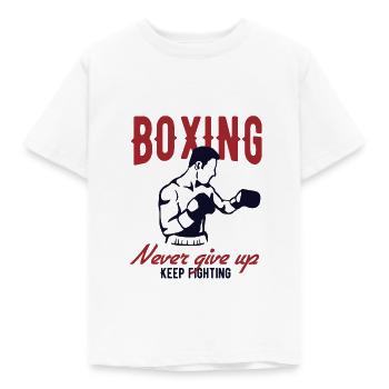 BOXE BOXE BOXE BOXE BOXE BOXE BOXE - T-shirt Enfant - blanc - Devant - AI Model Kid Male (0cm)