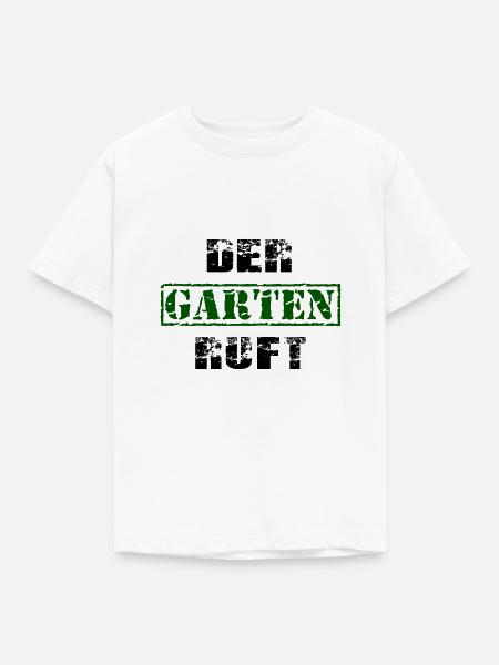 Garten - Kinder T-Shirt - Weiß