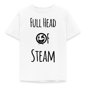 Full Head of Steam - Kinder T-Shirt - Weiß - Vorne - AI Model Kid Male (0cm)