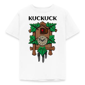 kuckuck - Kinder T-Shirt - Weiß - Vorne - AI Model Kid Male (0cm)