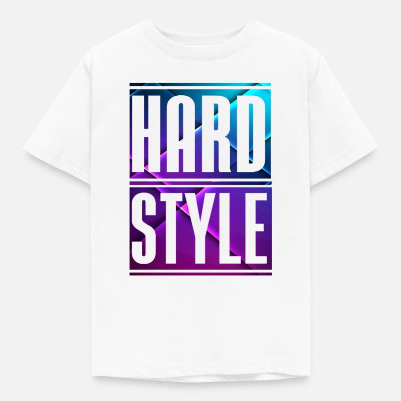 Hardstyle - Kinder T-Shirt - Weiß