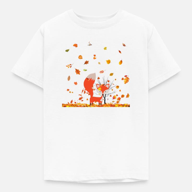 Herbst - Kinder T-Shirt - Weiß