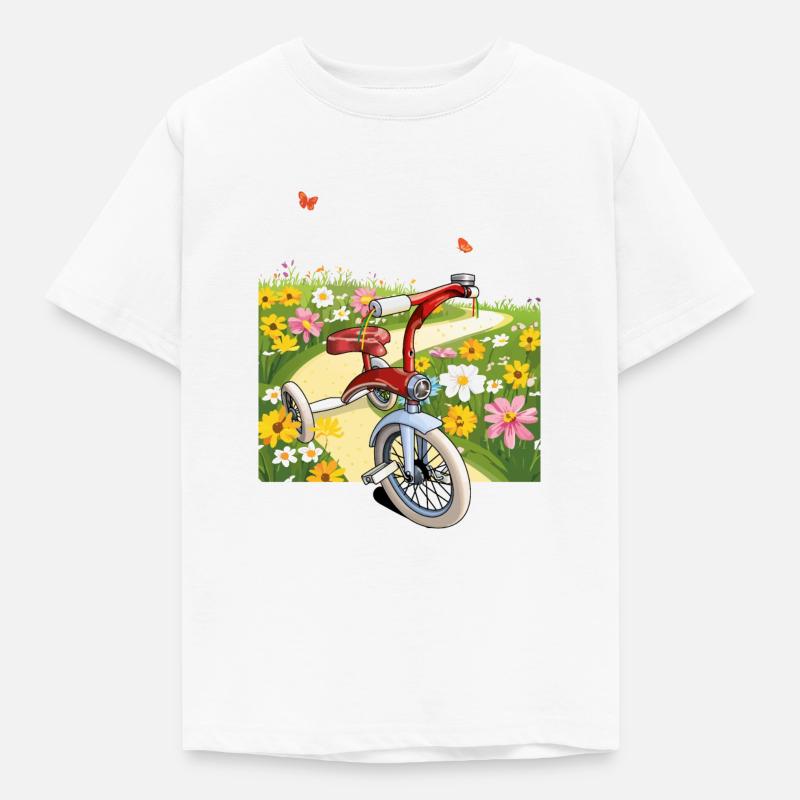 Excursion en tricycle - T-shirt Enfant - blanc