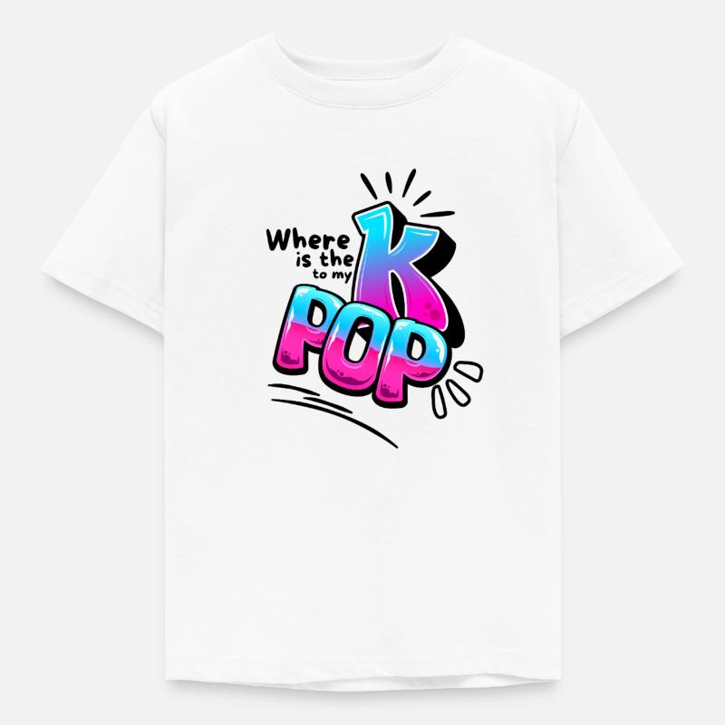 Wobei das K ist - Kinder T-Shirt - Weiß