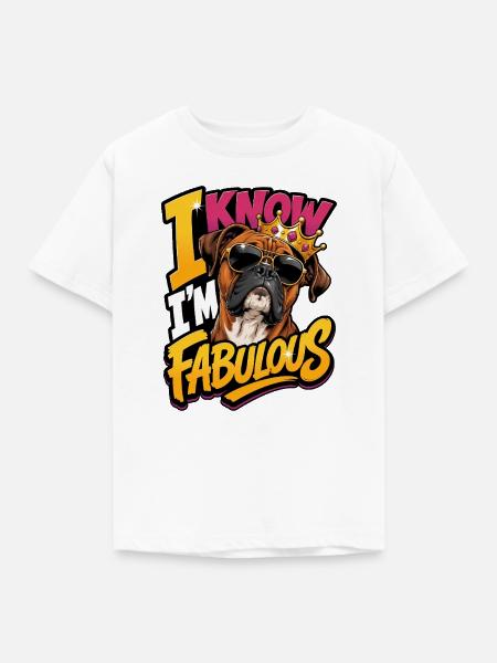 Boxershorts - Kinder T-Shirt - Weiß