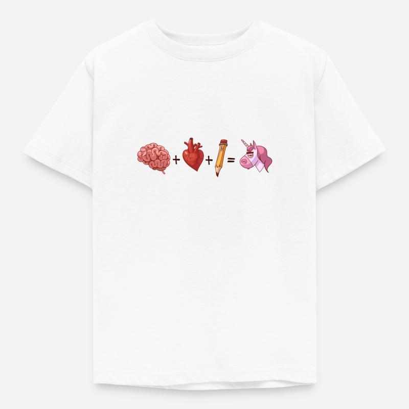 addition - T-shirt Enfant - blanc