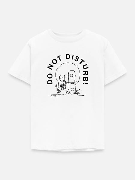 Skate - do not disturbe - Kinder T-Shirt - Weiß