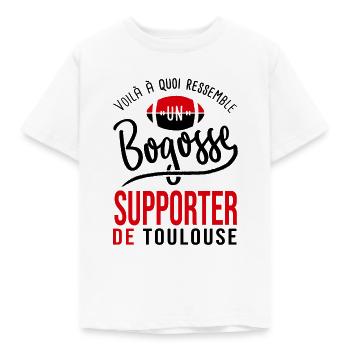 rugby supporter bogosse toulouse rugby humour - T-shirt Enfant - blanc - Devant - AI Model Kid Male (0cm)