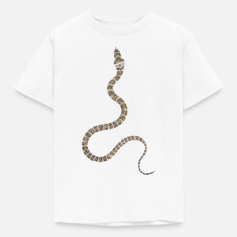 Snake - Kids' T-Shirt - white