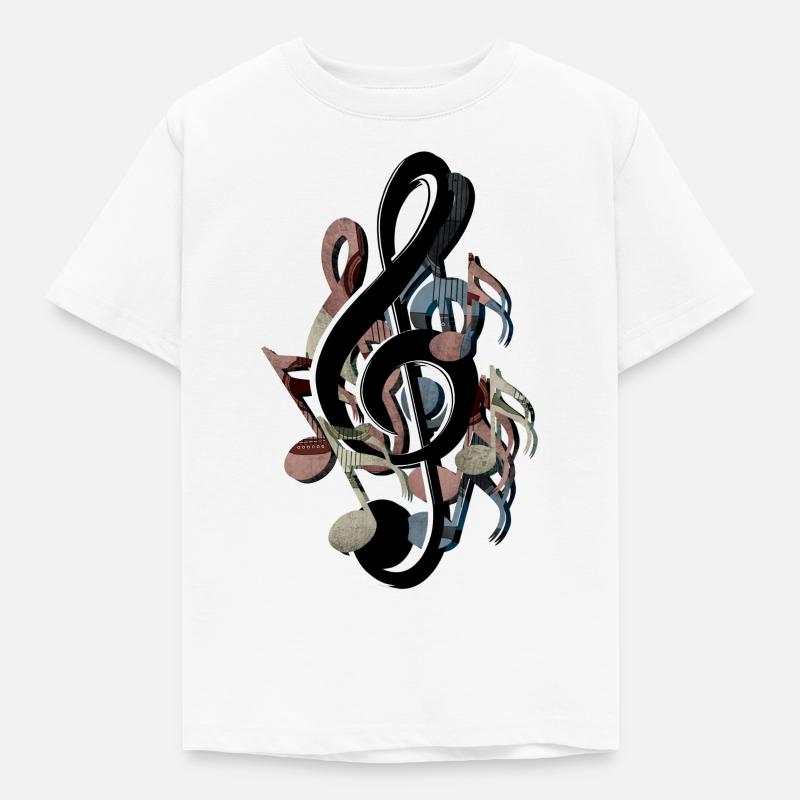 Clef - Kids' T-Shirt - white