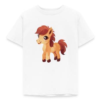 Little Pony - Kids' T-Shirt - white - Front - AI Model Kid Male (0cm)