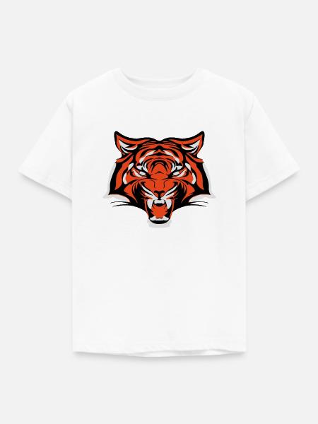 Outback Tiger - Kinder T-Shirt - Weiß