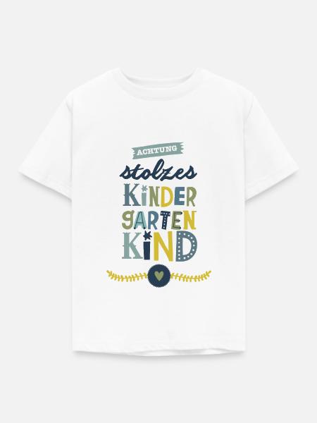 Stolzes Kindergartenkind - Kinder T-Shirt - Weiß