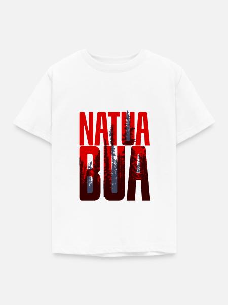Natua Bua - Kinder T-Shirt - Weiß