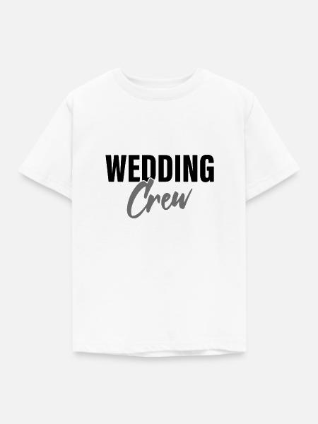 Hochzeits-Crew - Kinder T-Shirt - Weiß