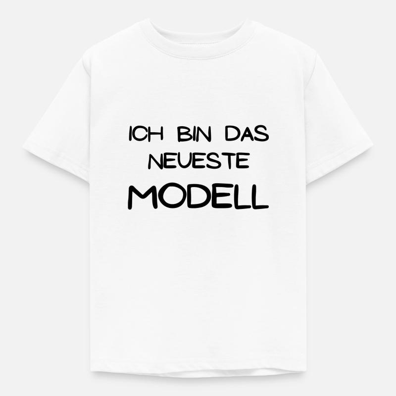 Ich bin das neueste Modell - Kinder T-Shirt - Weiß