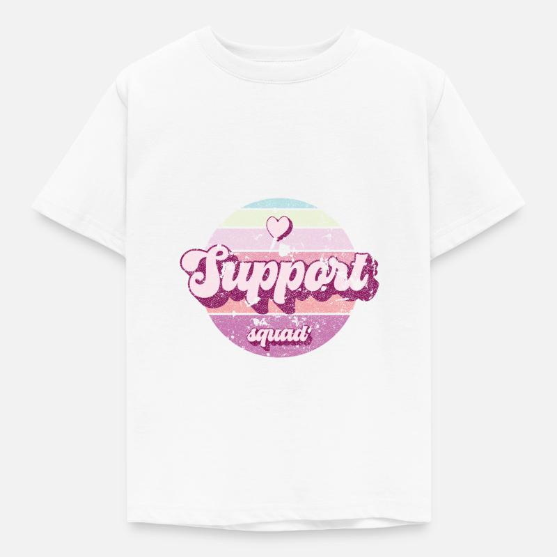 Support squad. - Kids' T-Shirt - white